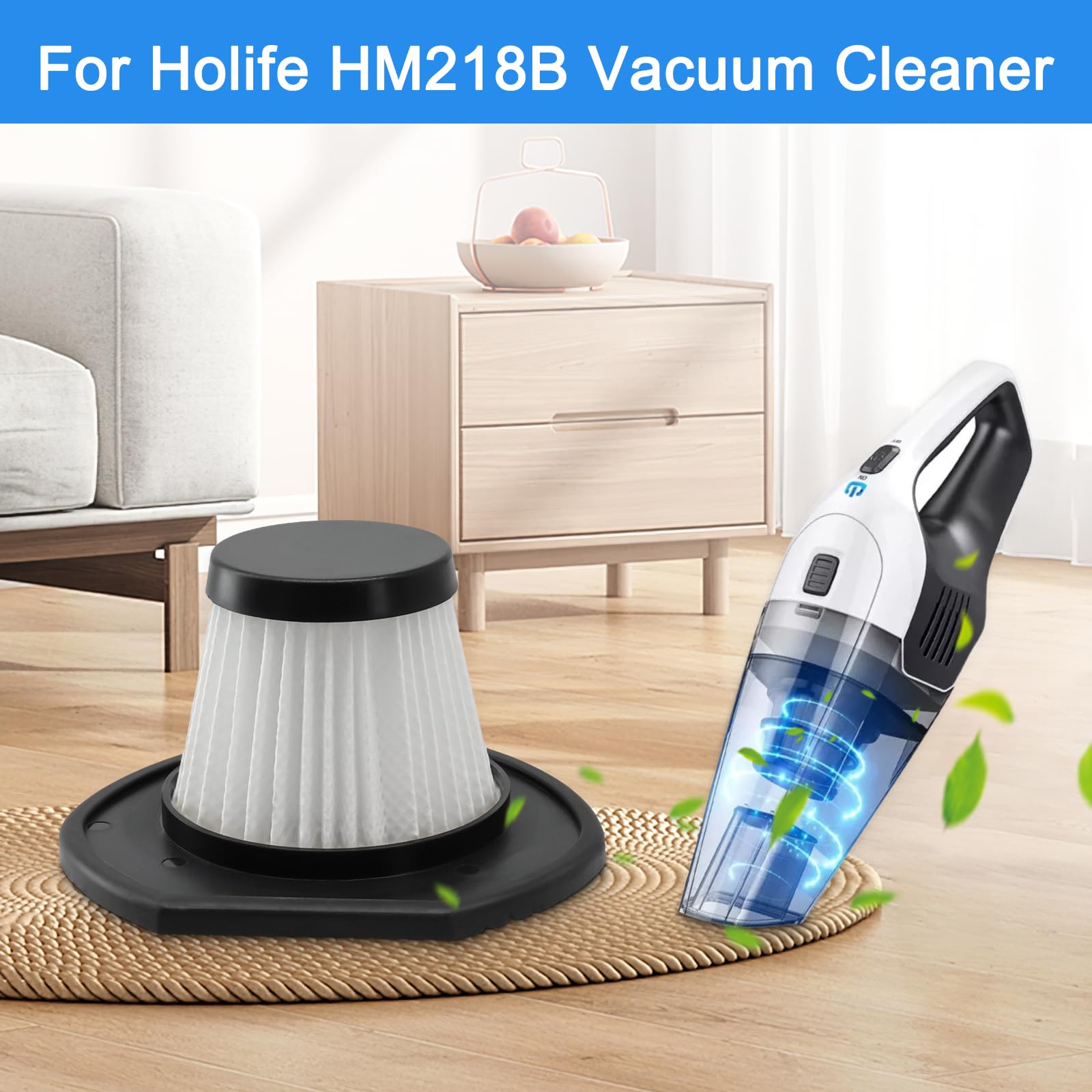 Amazon.com - 3Pcs Vacuum Cleaner Filter for Holife HM218B Cordless